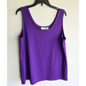NWT Chico's Purple Tank Top, Size 2